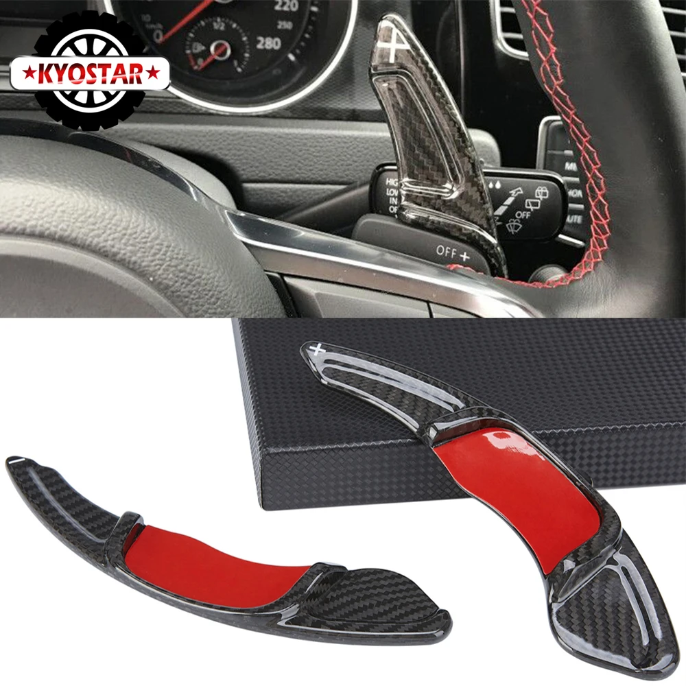 Весло переключения передач из настоящего углеродного волокна удлинитель для VW