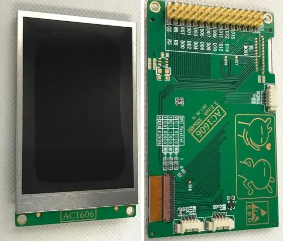 ЖК экран IPS 3 2 дюйма SPI HD TFT с платой адаптера S6D05A1X Привод IC параллельный интерфейс