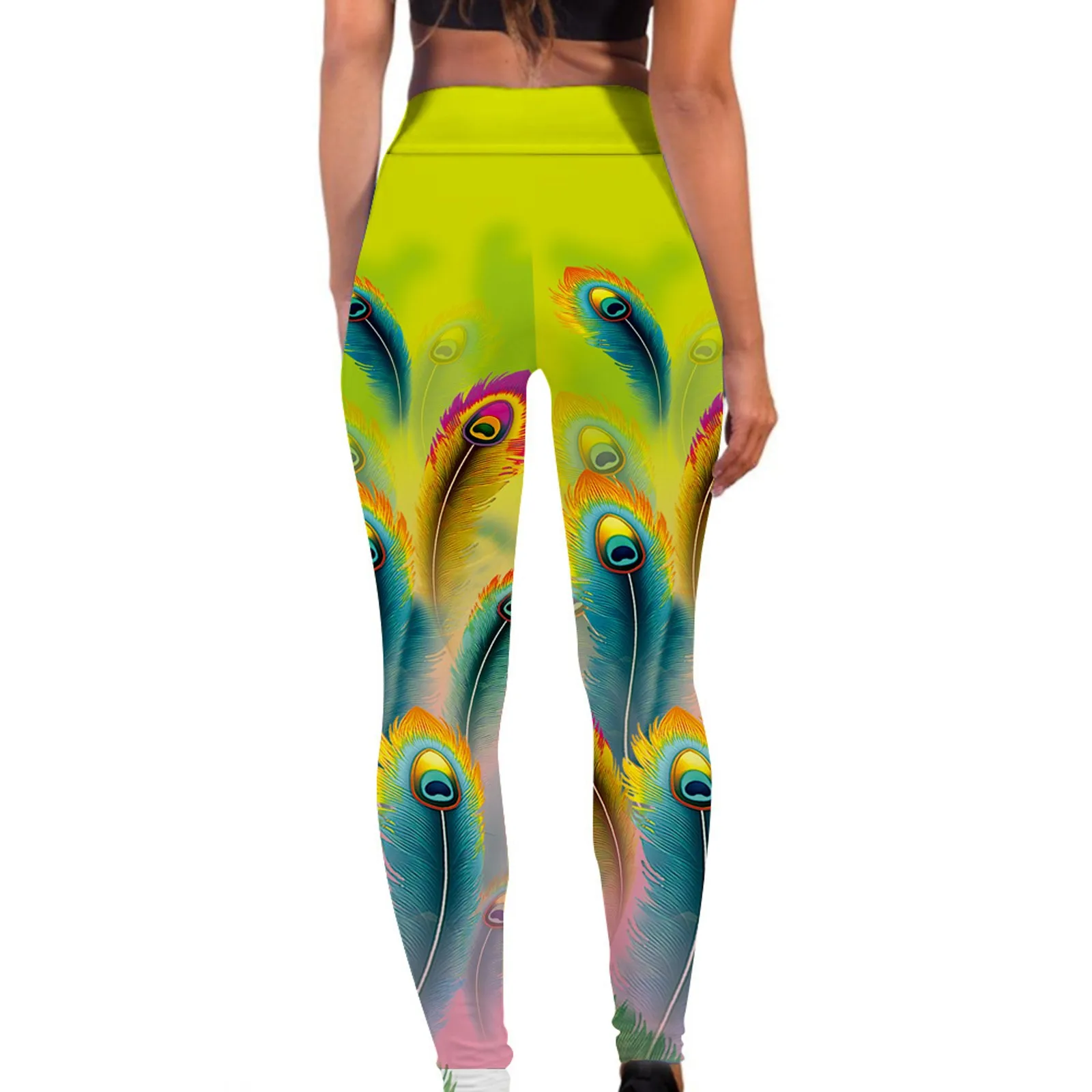 

Fashion Women's Printing Breathable Hip Lifting Exercise LeggingPants