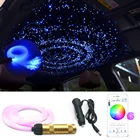 Оптоволоконный светильник s 0,75 мм Smart APP control RGBW Starry Sky ночной потолочный свет светильник оптоволоконный кабель доступен для украшения автомобиля