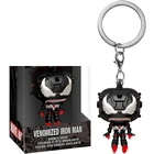 Игрушки Марвел Железный человек с веномизацией, карманный брелок, виниловая экшн-фигурка, Коллекционная модель, игрушки для детей, подарок на день рождения