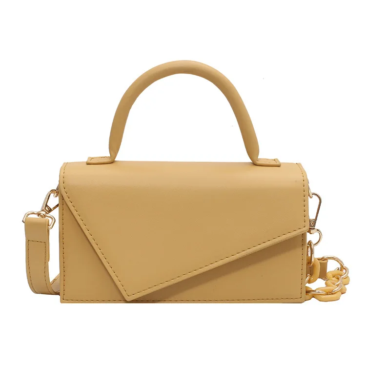 Fashion Chic Small Flap Design Women Handbags Luxury Chains Shoulder Crossbody Bags Simply Messenger Bag Quality Lady Purse 2021