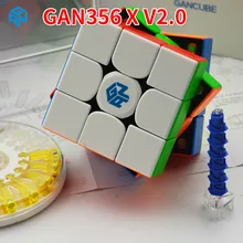 Gan 356 X Магнитный GAN356 V2 3x3x3 скоростной куб 356x кубик Гань Magico Cubo 356x3x3
