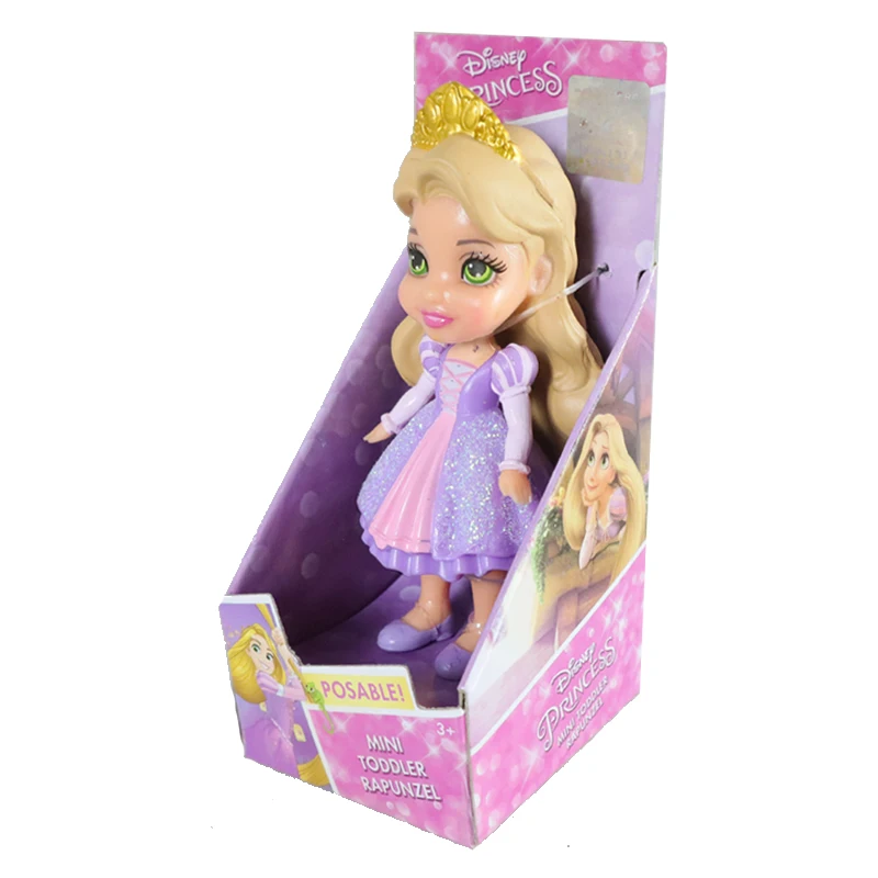 rapunzel Disney платье принцессы «Холодное сердце» 2 фигурка Анна Эльза, Белль София «Ариэль» карнавальные костюмы Белоснежки, Золушки Рапунцель Фигурки игрушки Рождественский подарок - Цвет: rapunzel
