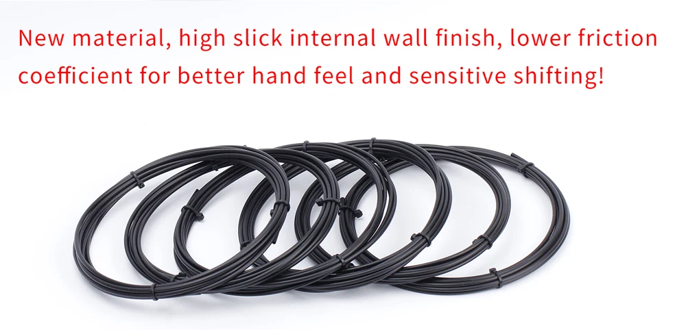 RISK Bike Bicycle 3M Slick Lube Liner Catheter Oil Injection Housing Cable For Road MTB Derailleur Shift Brake Inner Cable Line