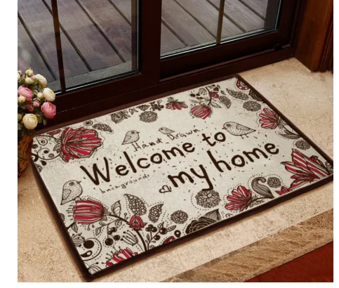 Коралловые бархатные коврики для входной двери Противоскользящие прихожей