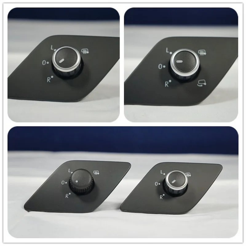 

Polarlander хорошее качество для нового S/agitar автомобиля боковое зеркало ручка хром зеркало заднего вида переключатель регулировки 16D959565B/C