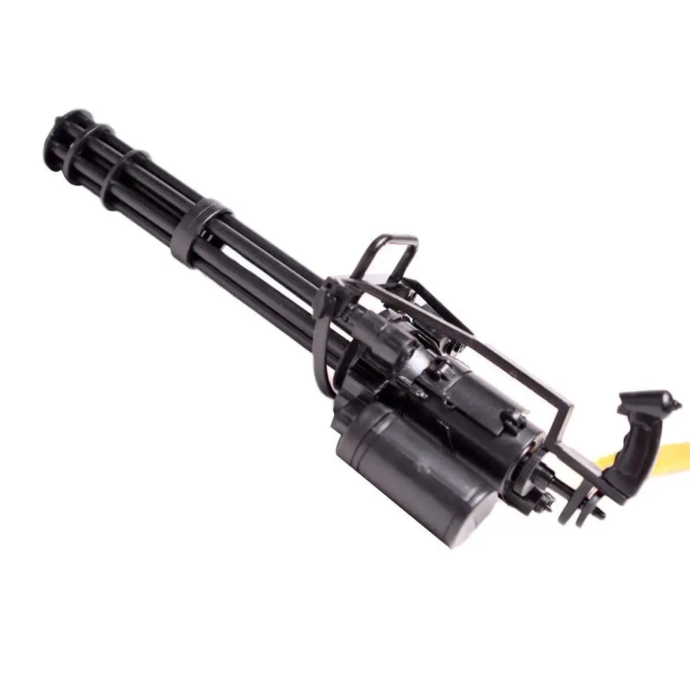 

12 inch Action Figures M134 Gatling Minigun Terminator Bullet Machine + Belt 1:6 T800 For Children Scale Heavy Guns Gift Z9U1