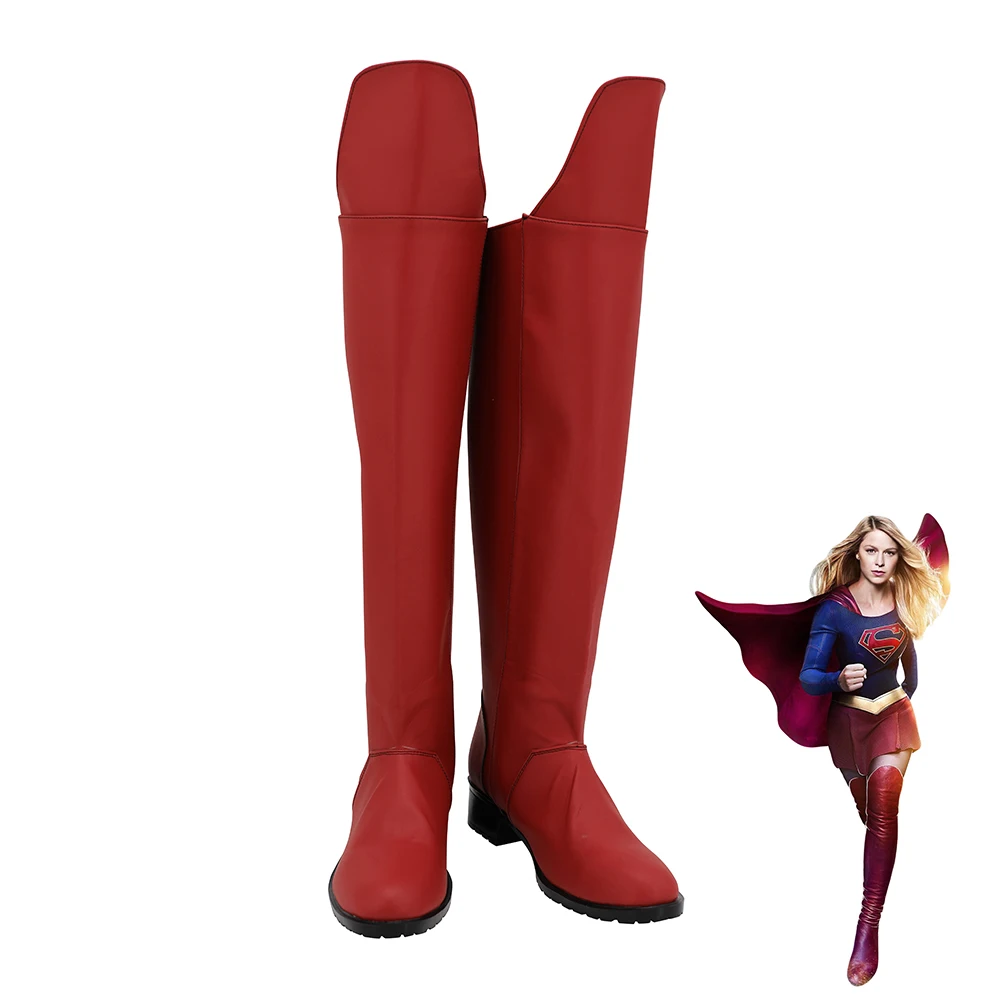 Supergirl Shoes Cosplay Kara Zor-El Women Boots Ver 1 |