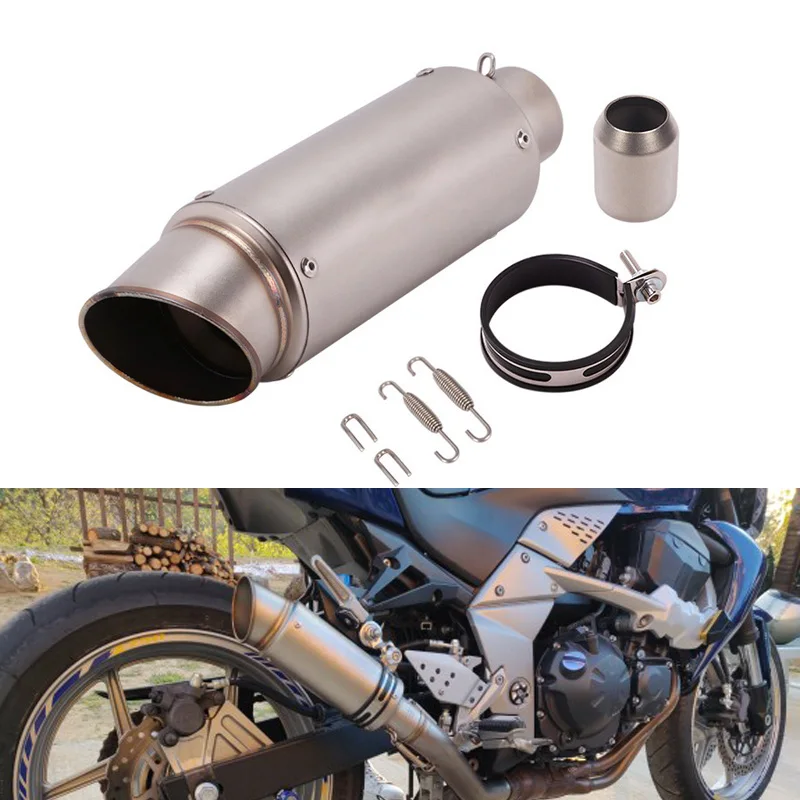 Глушитель выхлопной трубы мотоцикла для Kawasaki Zx9R Z 750 Vulcan 500 Kle Z1000 Ninja 300 Vn 800 650 Z900 Z800