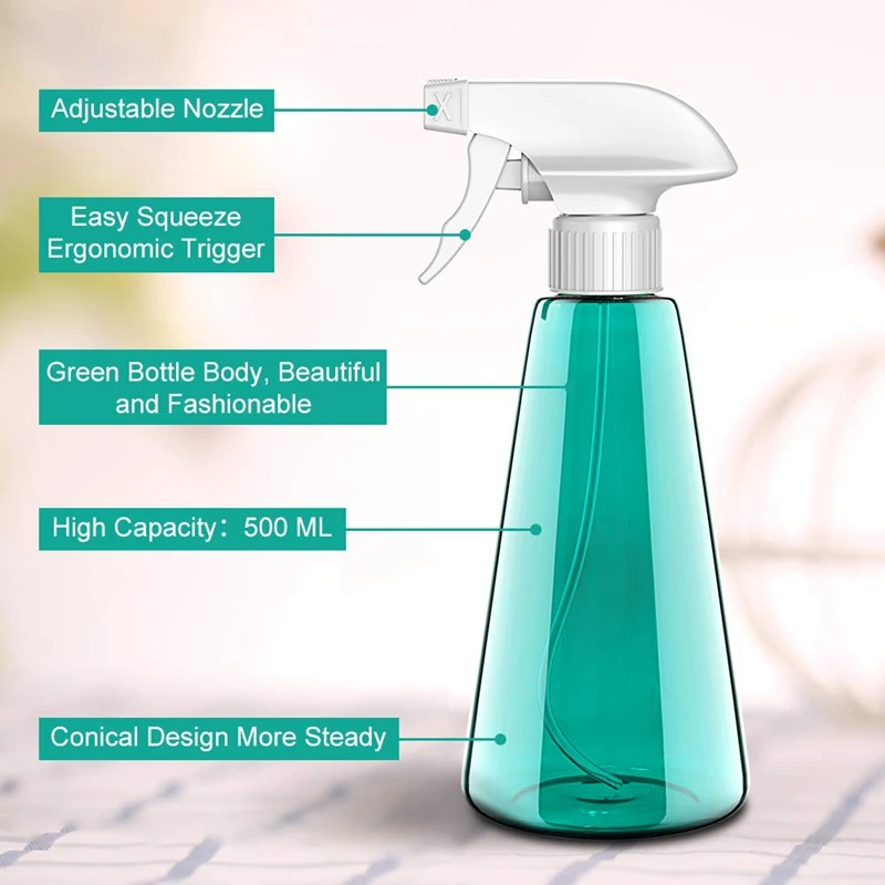 Флакон с распылителем 500 мл пустой распылитель для растворов очистки 3 режима