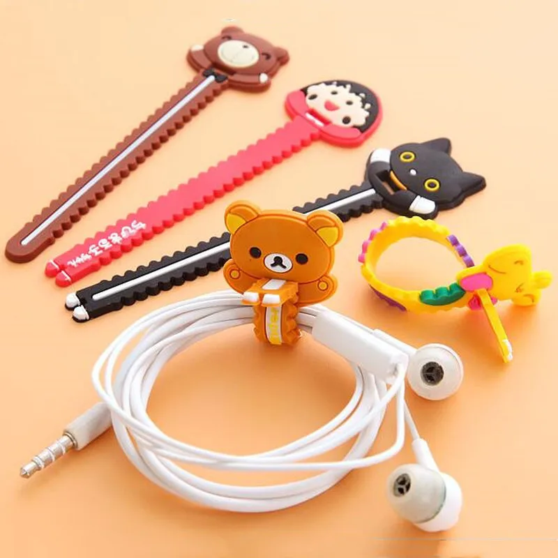 11 5 см мультяшный органайзер для кабеля катушка протектор провода шнур