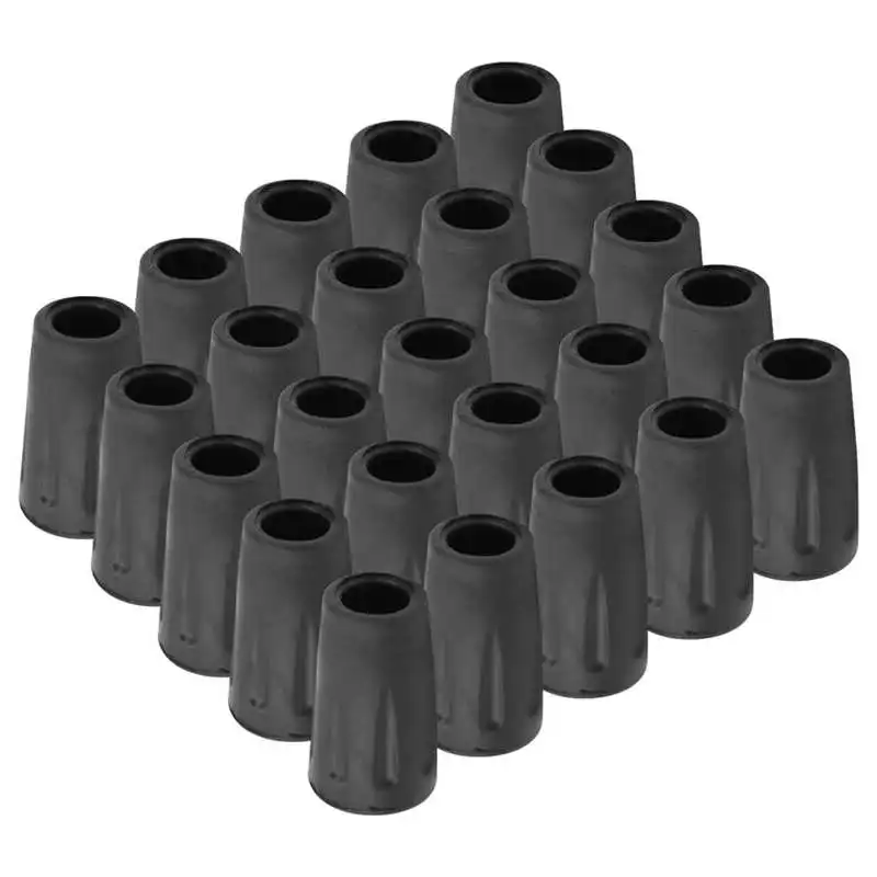 

Walking Sticks Tip Cover 25pcs L2 Wear-resistant Climbing Poles Tip Foot Cover Walking Stick Tip Protectors Hiking Accessories
