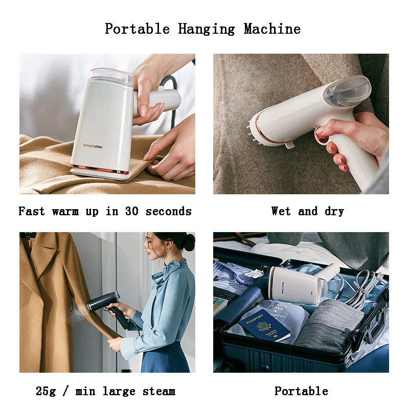 

Portable Clothes Steamer Hanging Ironing Machine Home Travel Handheld Steam Iron Ironing Machine Steamer for Clothes