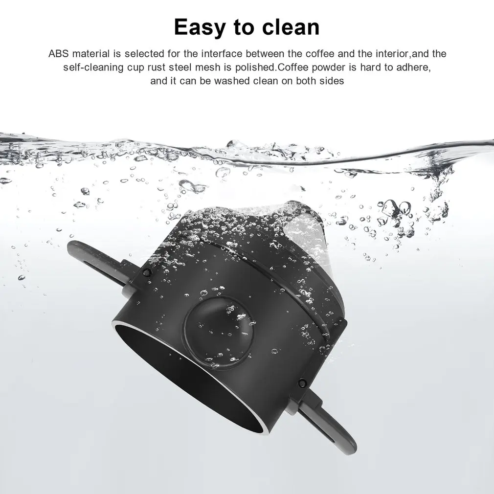 Foldable Portable Coffee Filter Maker Stainless Steel Drip Tea Holder Reusable Paperless Pour Over Dripper | Дом и сад