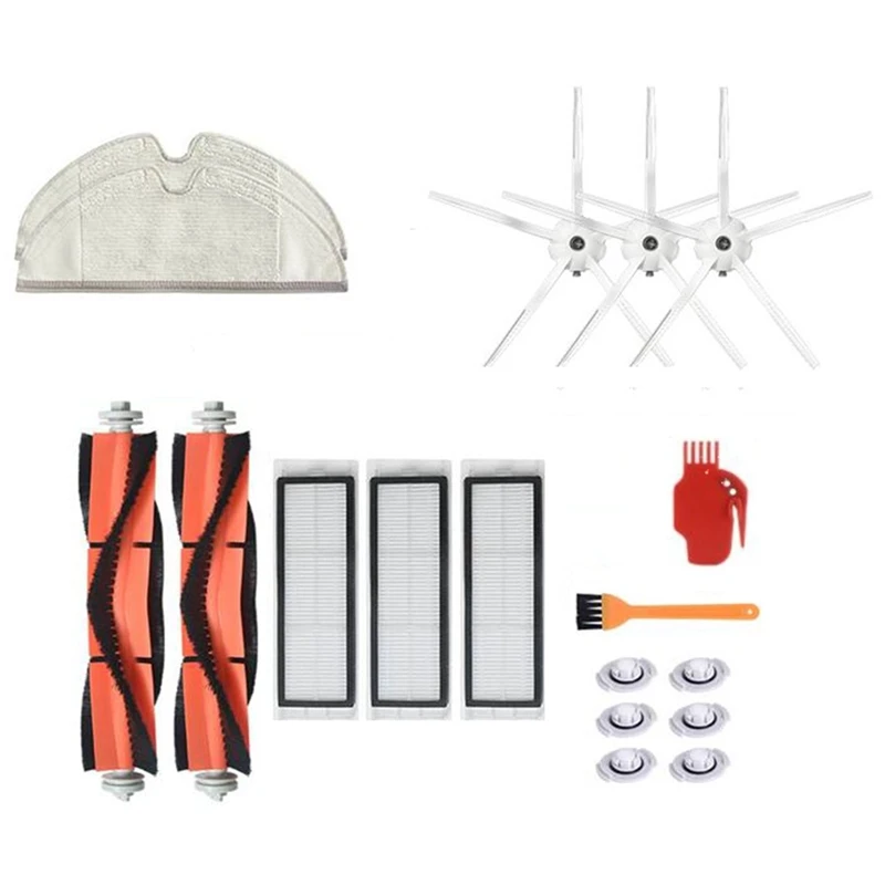 Основная щетка боковая фильтр тряпочка для пылесоса Xiaomi Roborock Robot S50 S51 | Бытовая