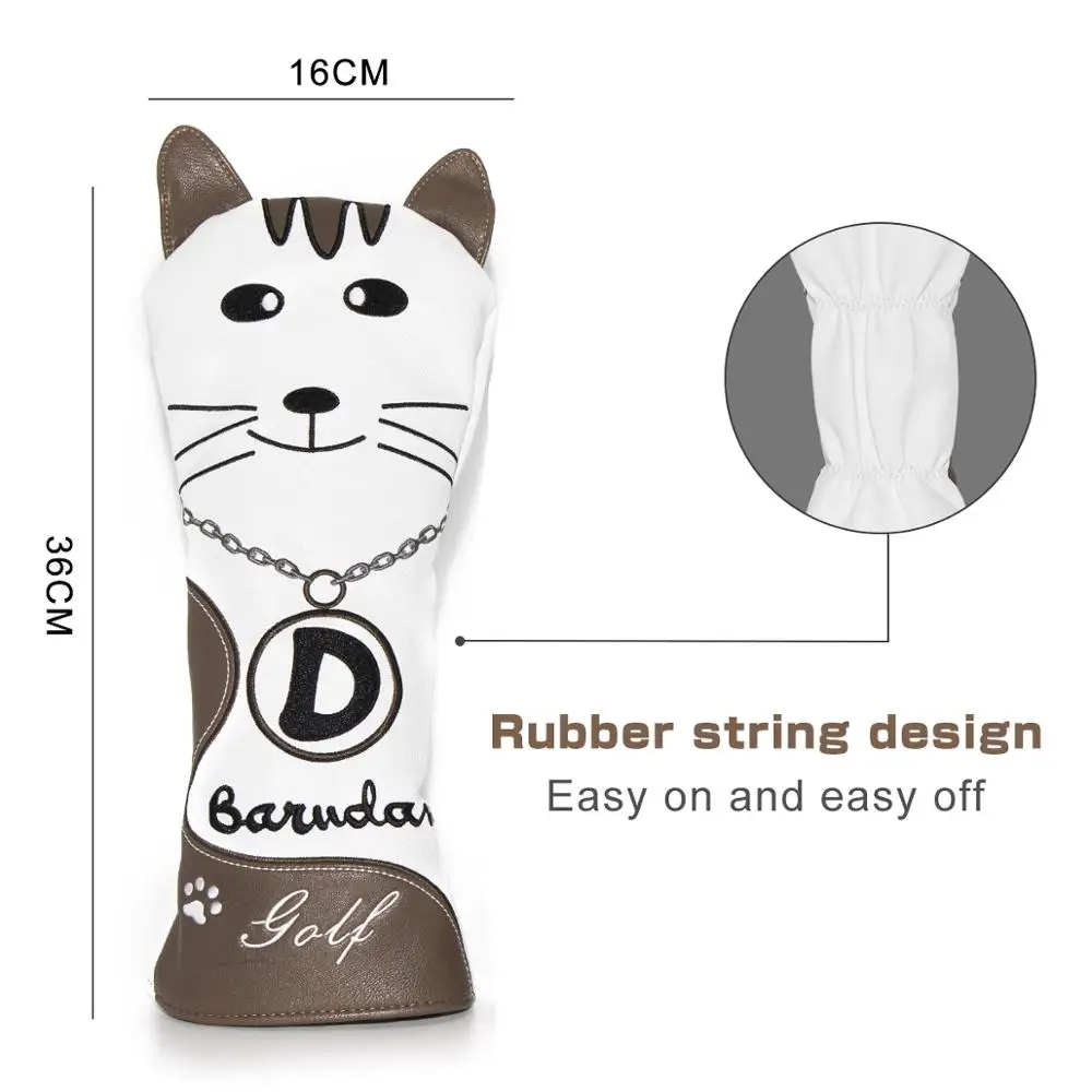 Головные уборы для гольф клуба чехол водителя кожаные головные гольфа