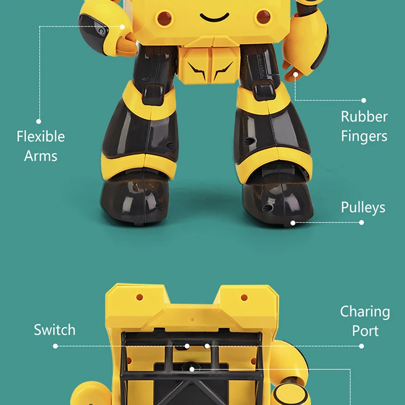 JJRC R17 робот inteligente музыка танец RC робот для детей следящий датчик жестов ИК Робот Игрушки Robo программируемый робот дети