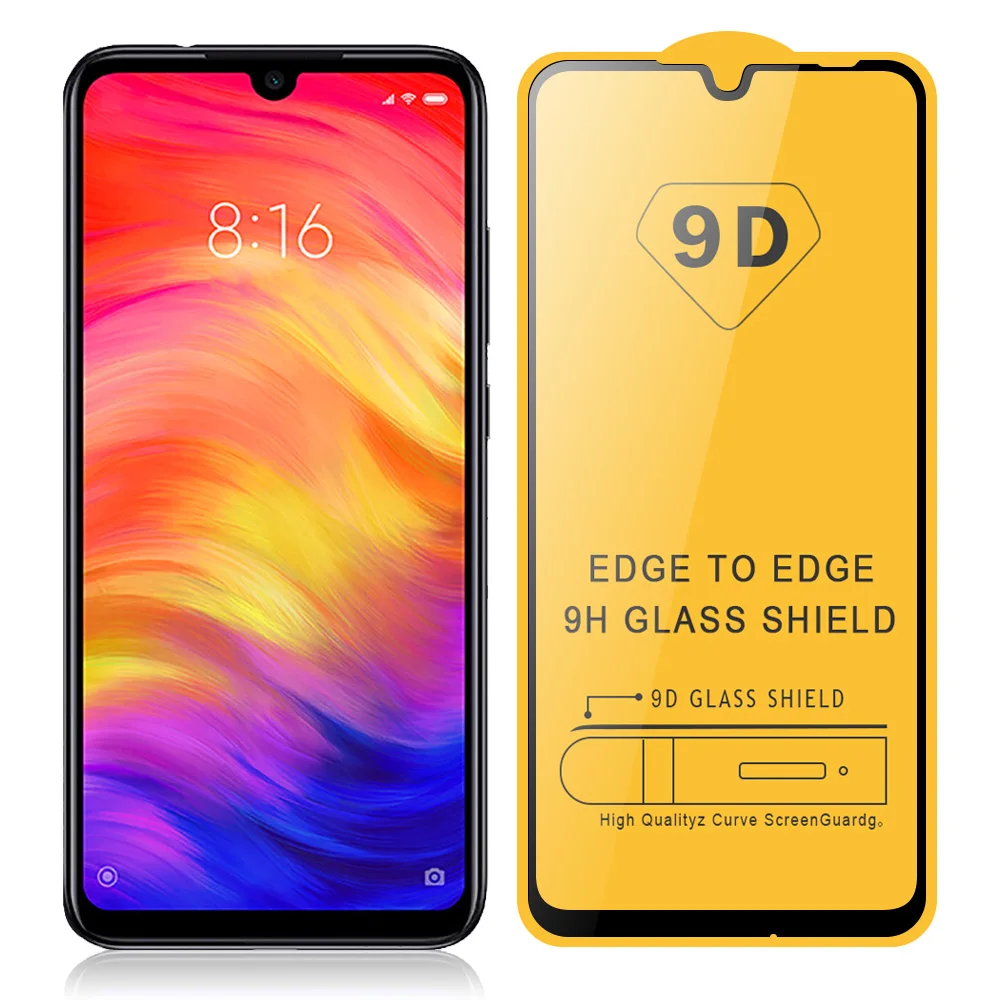 9D Защитное стекло для Xiaomi Redmi 7A 9H полный экран закаленное 7 Note Защита экрана