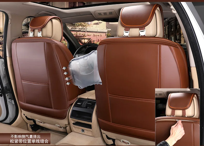Кожаные чехлы для сидений автомобиля, аксессуары для Toyota land cruiser 100 120 200 lc200 prado 120 150 mark 2
