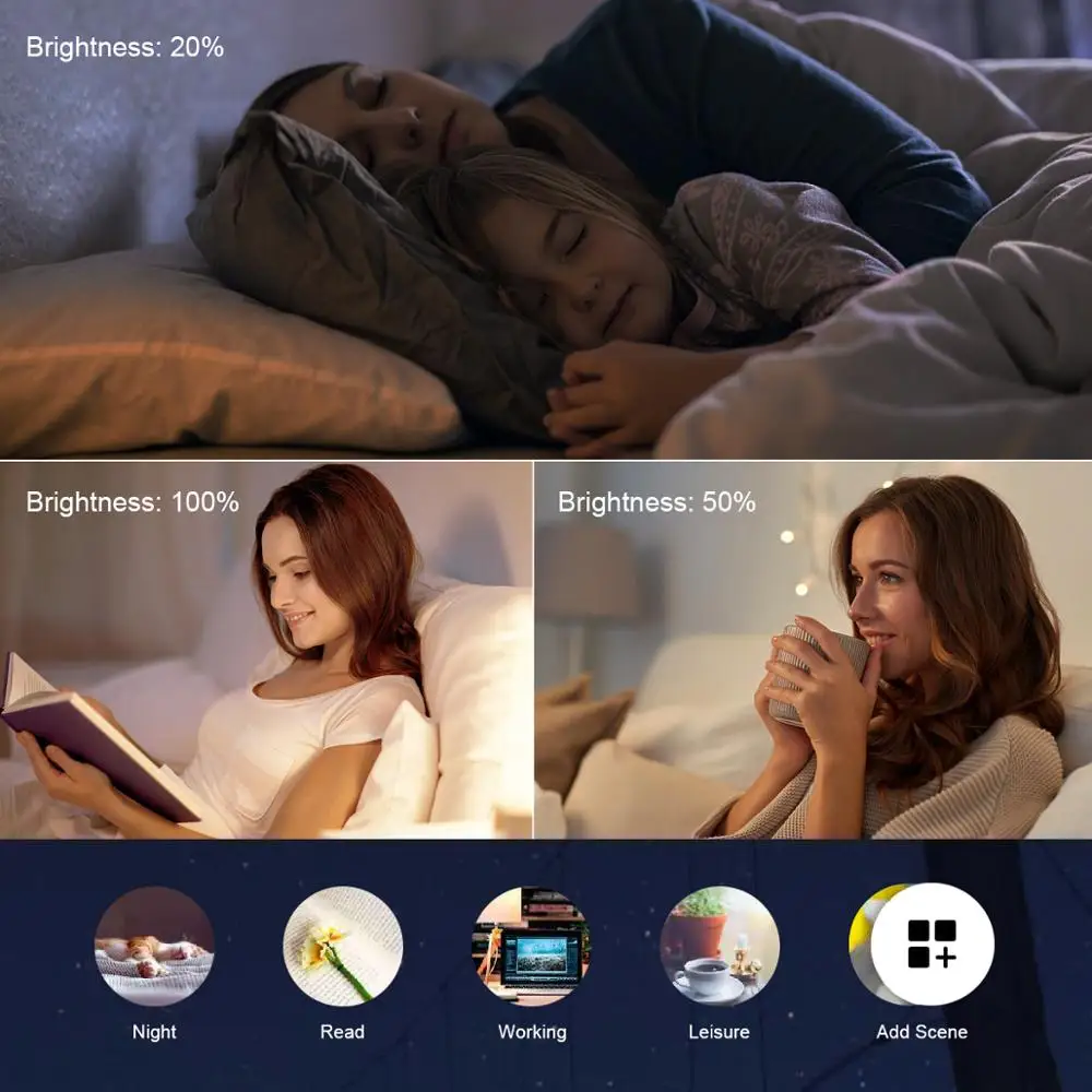 Для детей от 1 года до 5 лет м Tuya Smart Life WIIF LED светильник прокладки DC 12V 2835 приложение