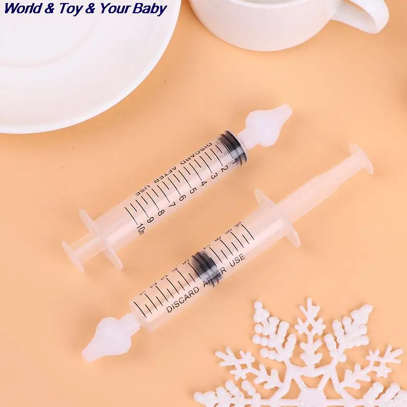 2pc 10ml Professional Syringe Nasal Irrigator With Syringes For Baby Infant Safe Cleaner Newborns Infants Nose | Мать и ребенок