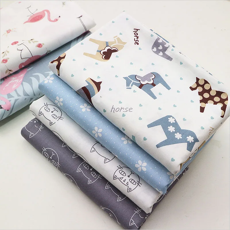 

New Prints Baby Cotton Twill Fabric For DIY Bedding Cloth Sewing Patchwork Quilting And Fashion Dress Making Fabrics