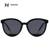 2022 honghong vintage special brand classic sunglasses golden tail temples gorgeous decorative eyewear uv400 for women de sol