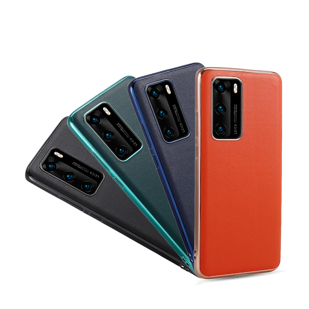 Оригинальный кожаный чехол для мобильного телефона Huawei P30 P40 PRO Mate 30 pro Luxury Marvel 360 полной защиты задней крышки.