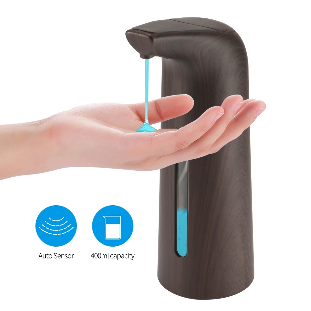 

400ML Automatic Soap Dispenser Hand Free Touchless Sanitizer Bathroom Dispenser Smart Sensor Liquid Soap Dispenser For Kitchen