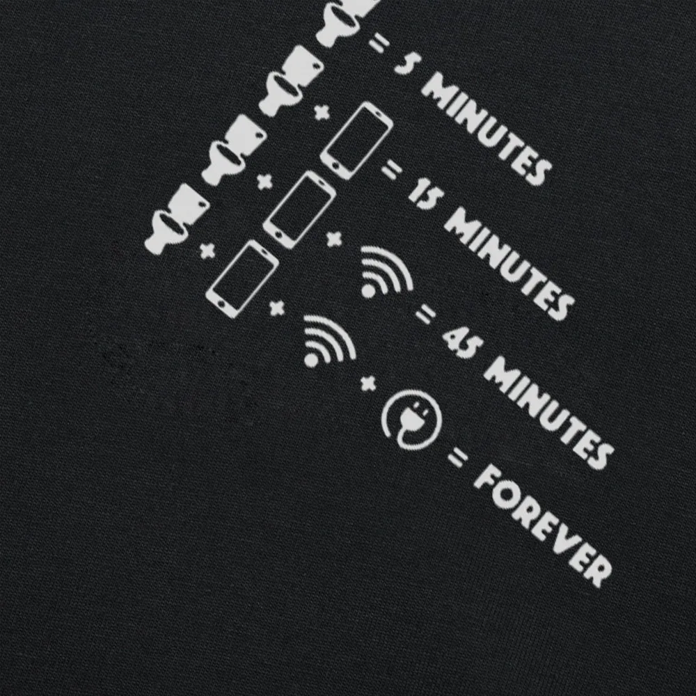 Мужская летняя футболка с коротким рукавом одежда для туалета Wifi Geek Nerd Lazy Funny Tees