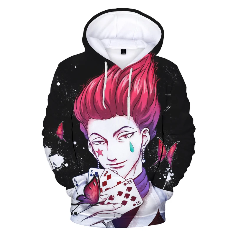 

Hunter X Hunter 3D Print Hisoka Hoodie Sweatshirts Men Women Fashion Pullover Harajuku Casual Anime kids Hoodies Killua Zoldyck