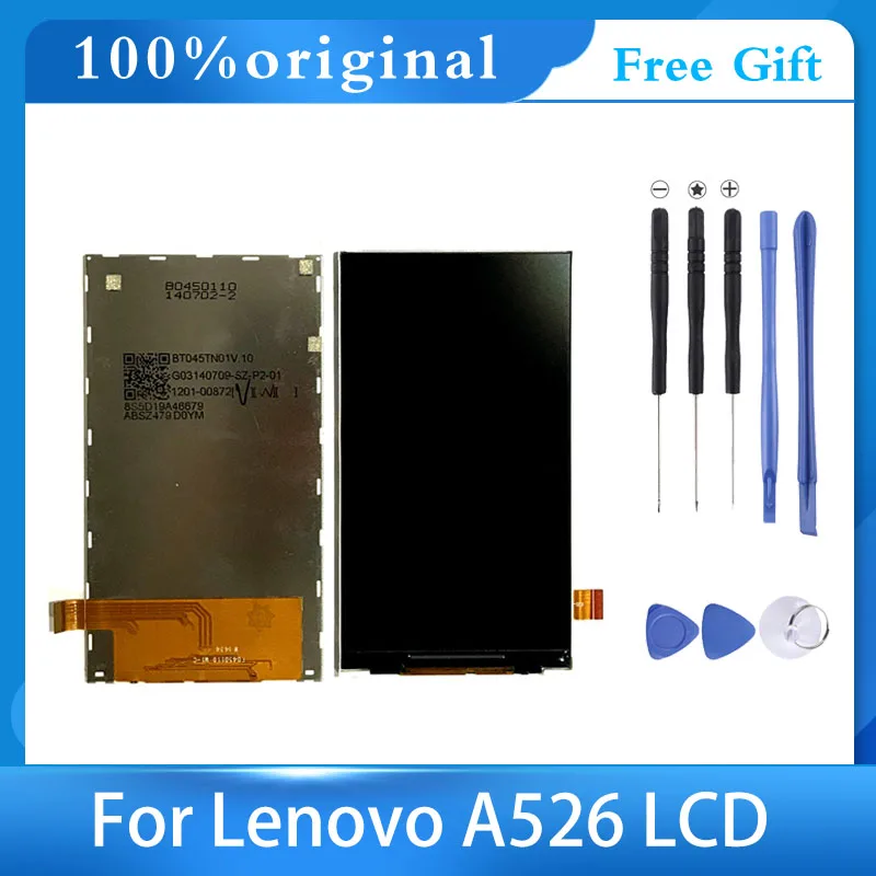 100% Оригинальный протестированный ЖК-дисплей для 4 5 &quotlenovo A526 дисплей с сенсорным