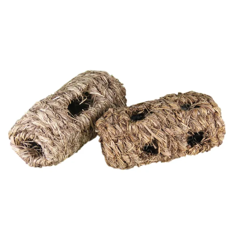 

2021 Molar Hamster Grasset Grass Hand-weaved Pet Toys Cages for Chinchilla/ Hamster/Guinea Pigs Small Animal Playground