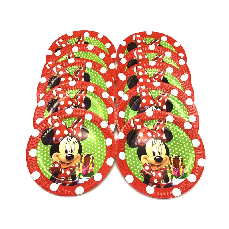 Детские товары для первого дня рождения девочек украшения мультфильм красная