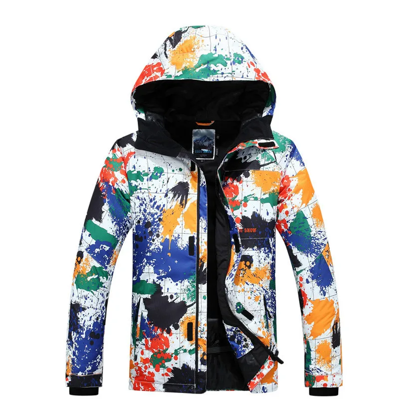 Новый Gsou снег двойной сноуборд Мужская одежда в Корейском стиле толстый теплый