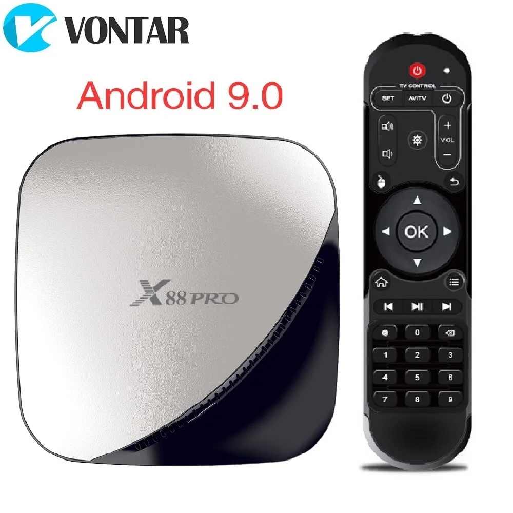 ТВ приставка X88 PRO Android 9 0 Rockchip RK3318 4 + 64/2 4/5 ГГц USB3.0|ТВ-приставки и медиаплееры| |