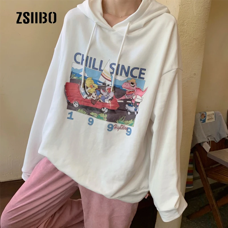 Chic японский с изображением забавного героя мультфильма печатных свитер