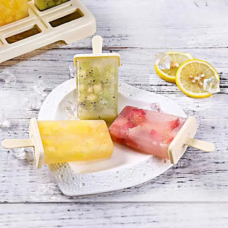 

9 Pcs Summer Popsicle Mold DIY Ice Cube Model Ice Box Ice Tray Ice Making Tools