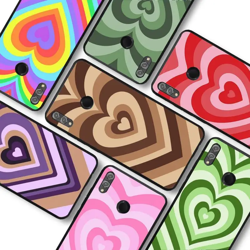 

Love heart Phone Case For Huawei honor10Lite 10i 20 8x 10 Funda for Honor9lite 9xpro Back Coque