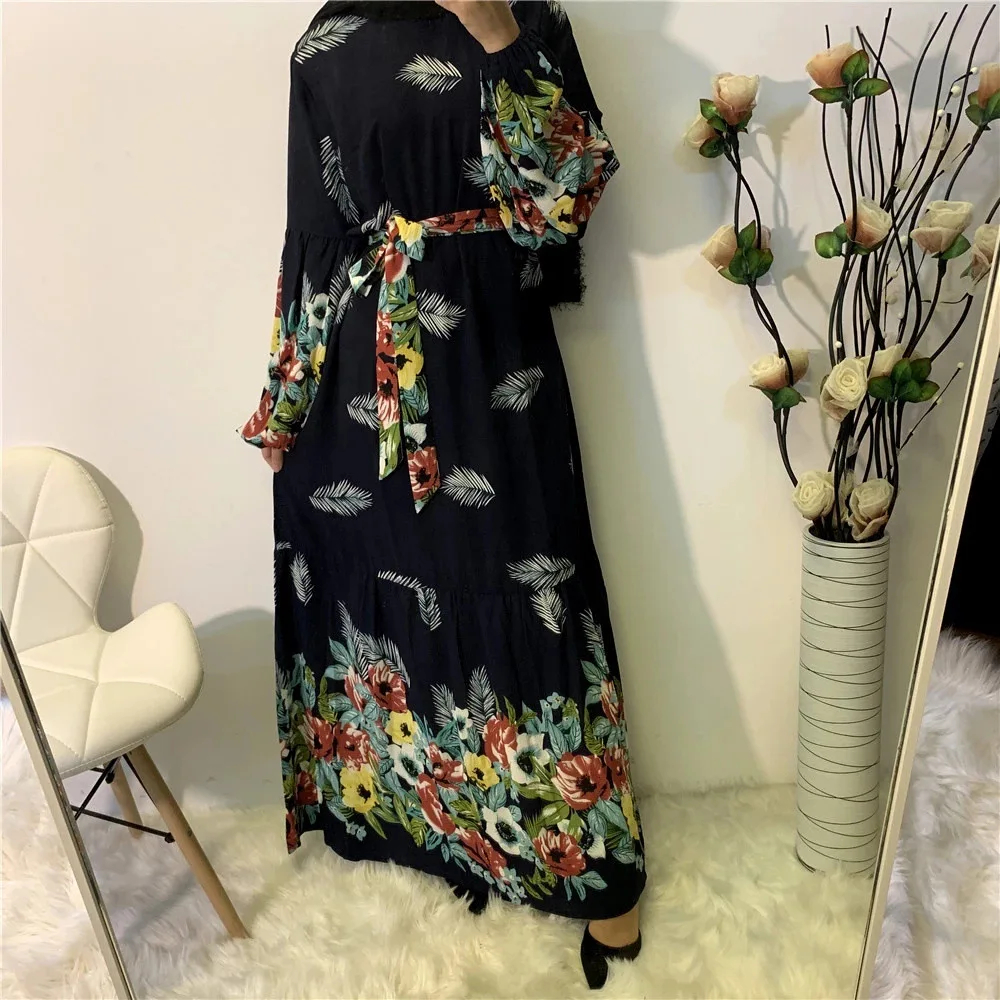 

Kaftan Abaya Dubai Turkish Muslim Dress Islamic Clothing Abayas For Women Hijab Dresses Islam Jilbab Caftan Elbise Robe Femme