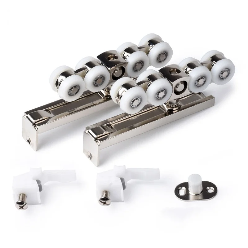 8 колес цельная деревянная дверь раздвижная шкив для ванной кухни колеса