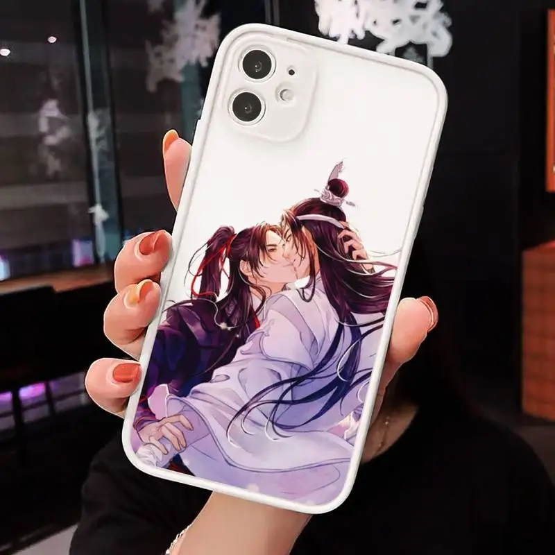 

Mo Dao Zu Shi Phone Cases Matte Transparent for iPhone 7 8 11 12 s mini pro X XS XR MAX Plus cover funda