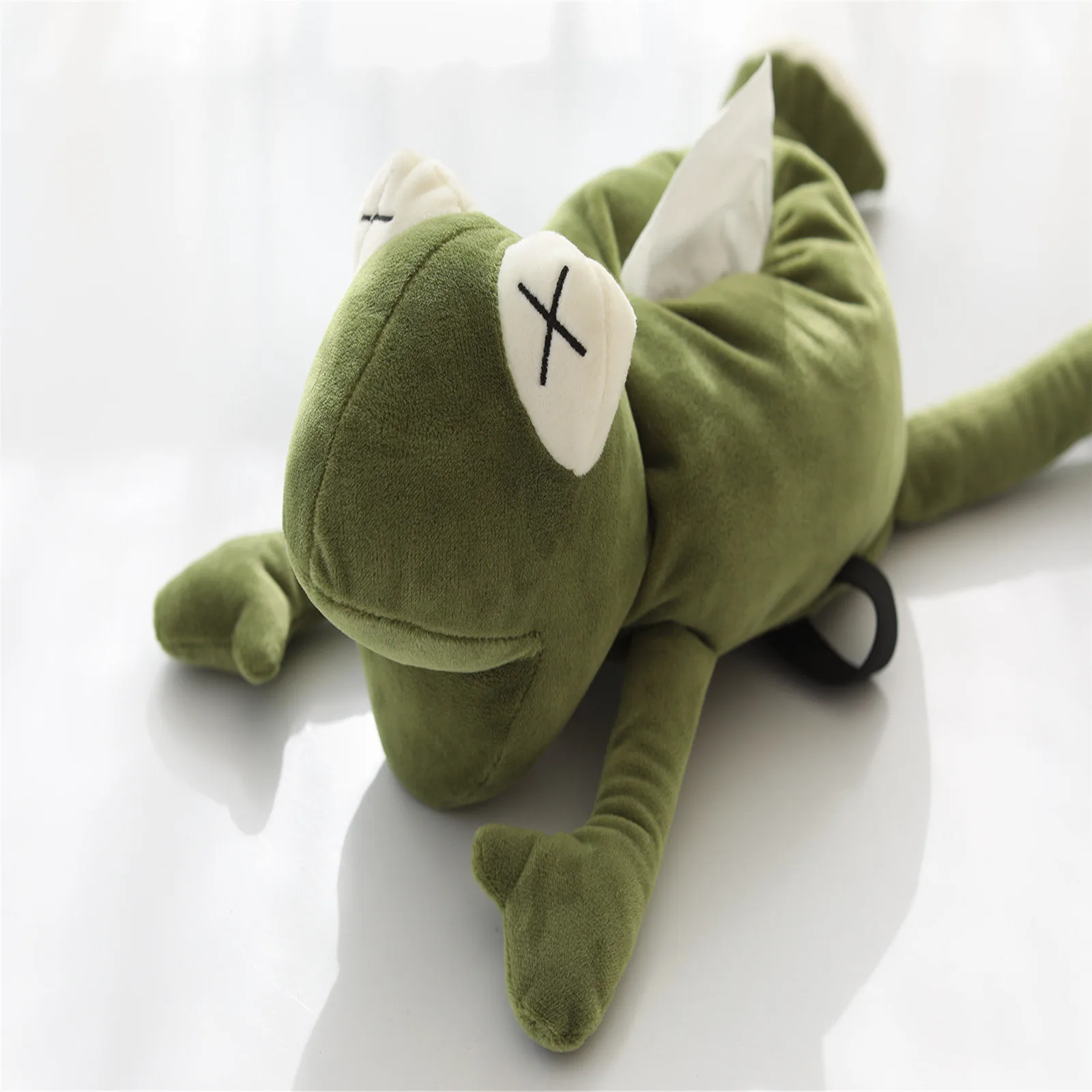 Мультяшная коробка для салфеток куклы-лягушки дома офиса автомобиля подвесная