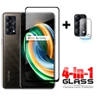 Защитное стекло 4 в 1 для Oppo Realme Q3 Pro, закаленное, полное покрытие