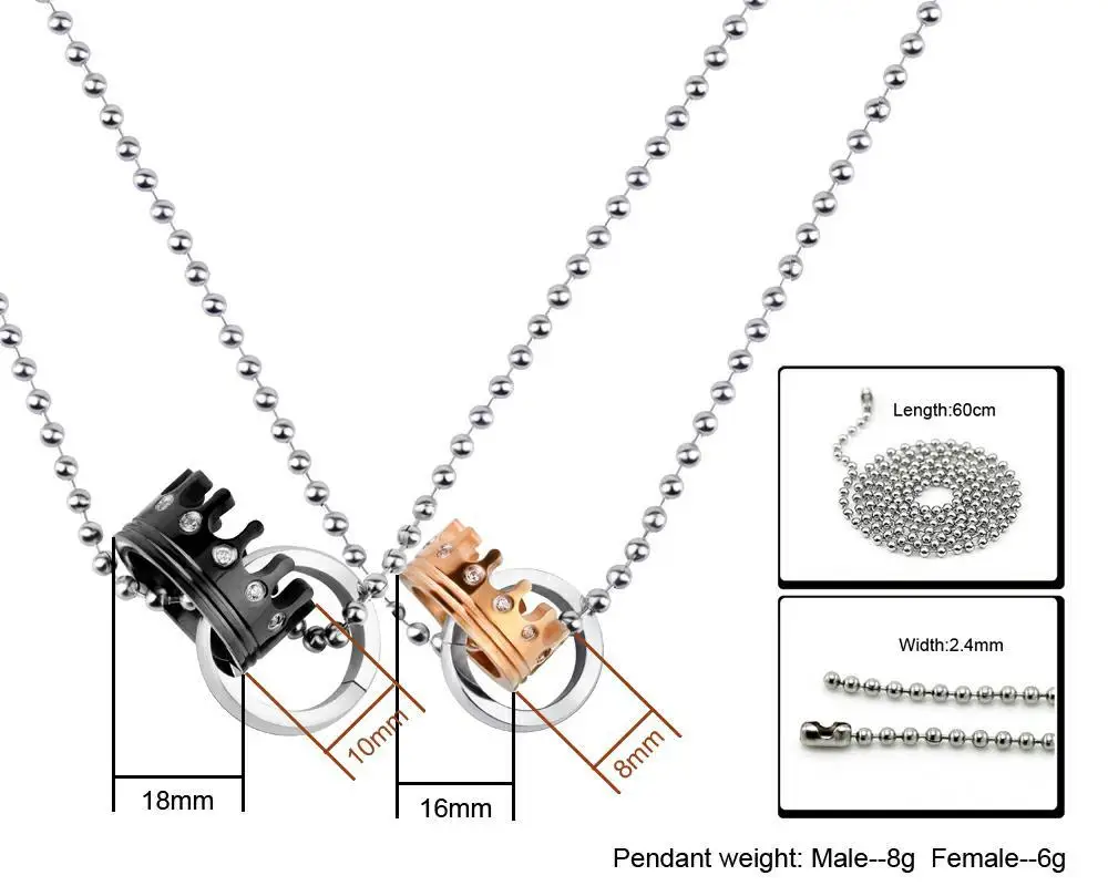 2021 Европейская и американская индивидуальность креативное ожерелье с короной