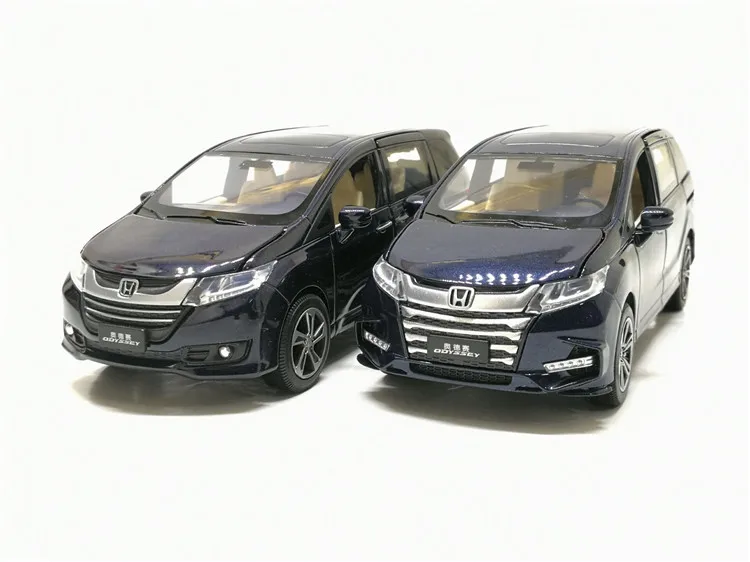 Новинка 1:32 Honda Odyssey литая под давлением металлическая модель автомобиля с музыкальным мигающим оттягиванием 6 открывающихся дверей детские игрушки подарки