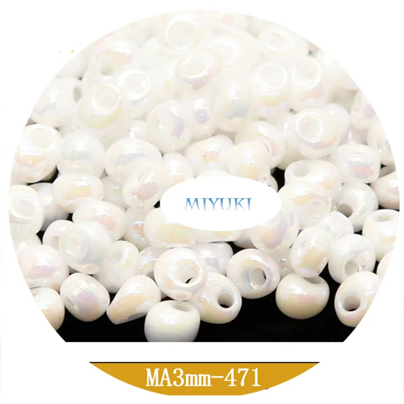 

Japan Imported Miyuki Ma3mm Drops 16 Colors Light Color Handmade DIY Loose Beads 5g