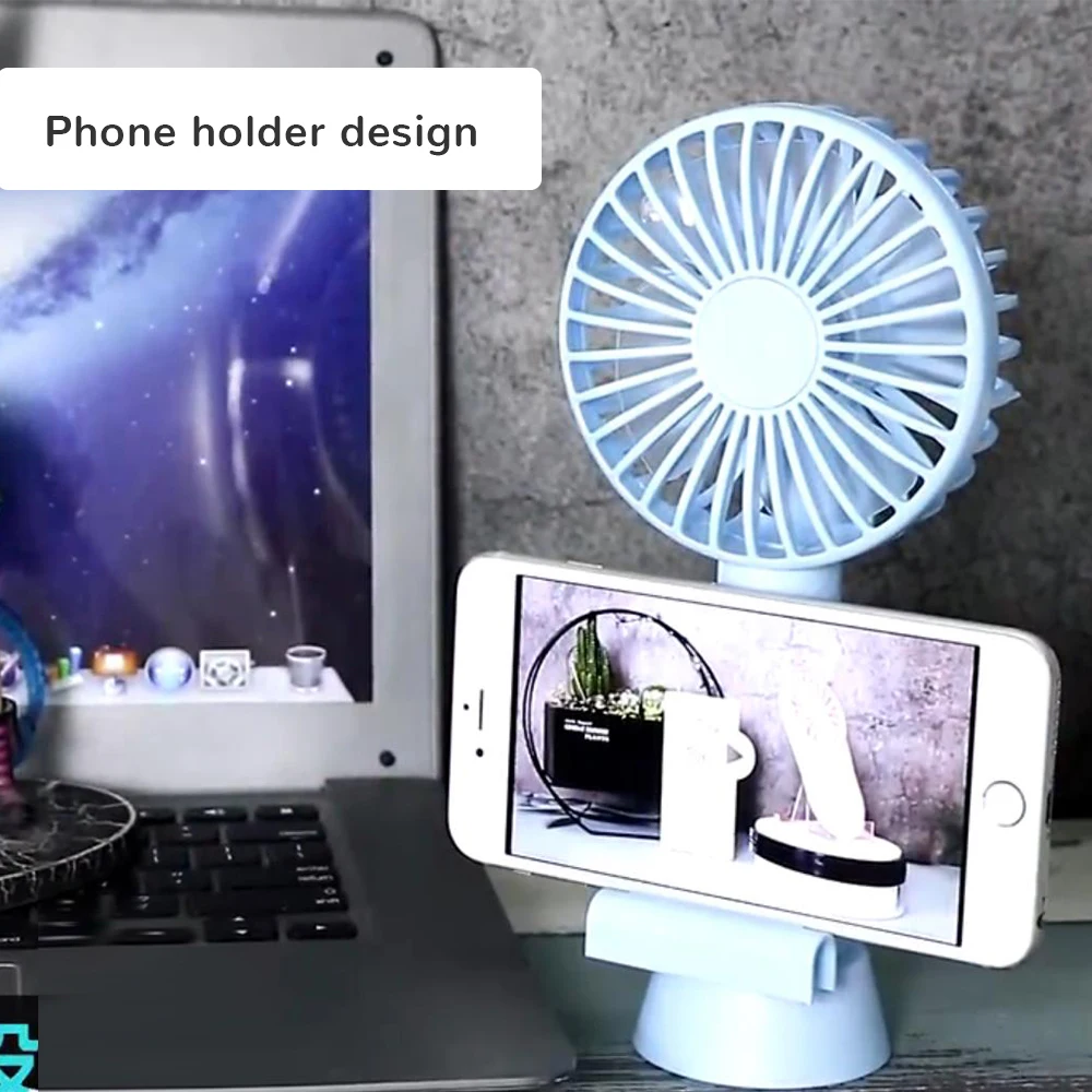 Летний кулер портативный вентилятор ручной USB перезаряжаемый Мини Складной для