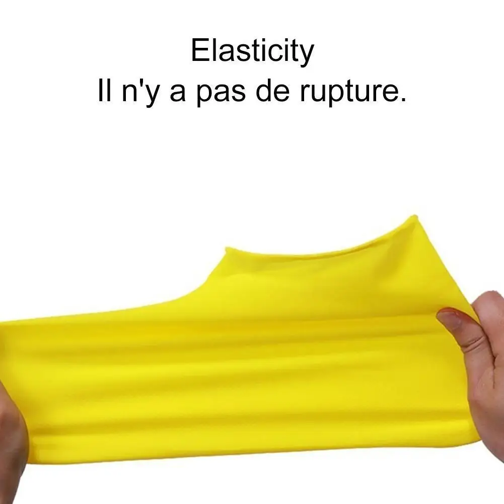 

1pair Thicken Silicone Rain Boots Waterproof Anti Slip Unisex Shoes Protectors Reusable Portable Travel Outdoor Rubber Overshoes